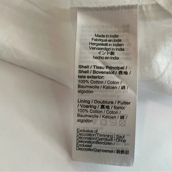 J. Crew Lavender Cotton Sz12 Asymmetrical Floral Ruffles Tiered Dress Cotton NWT - Picture 14 of 17